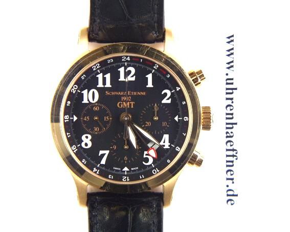 Schwarz Etienne GMT Chronograph Roségold 42mm UVP 19200.- N E U