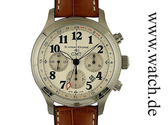 Schwarz Etienne GMT Chronograph 42mm UVP 5.665.- N E U