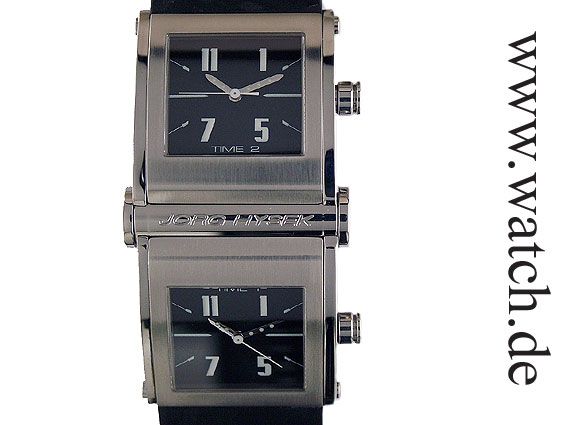 Jorg Hysek X Ray Kilda Dual Time 55x32mm UVP 5480.- CHF, SEHR GUTER ZUSTAND