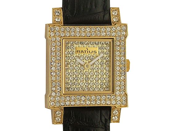 Ratius Lady Gelbvergoldet 23x21mm UVP 349.- N E U