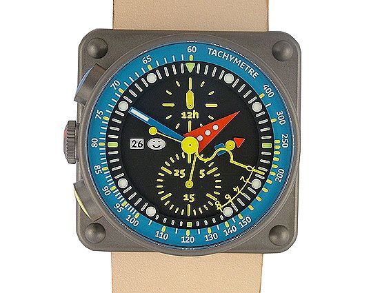 Alain Silberstein IKrono Titan Limitiert 48x48mm Neu