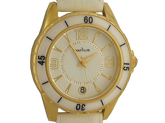 Ratius Gelbgold Keramik 38mm UVP 269.- N E U