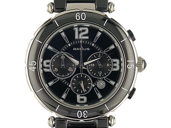 Ratius Sport Chronograph Ceramic 41mm UVP 419.- N E U