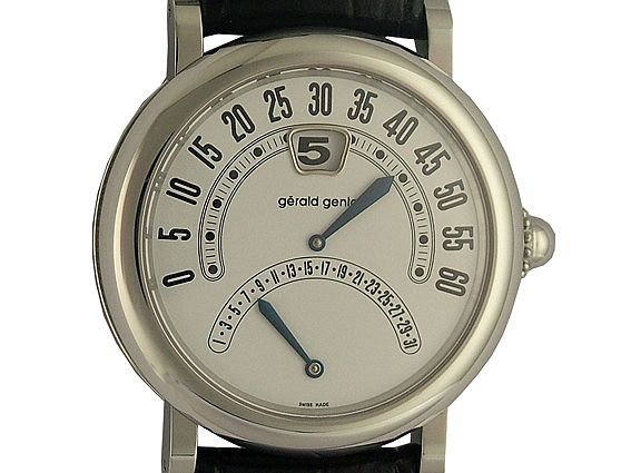 Gerald Genta Biretro Springende Stunde 38mm UVP 5950.-