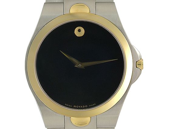 Movado Luno Stahl/Gelbgold 38mm UVP 750.- UNGETRAGTEN