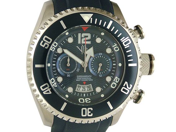 V.I.P. Time Italy Chronograph Professional 50mm UVP 379.- N E U