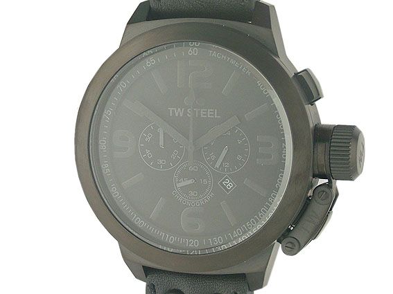 TW Steel Canteen Leather 50mm UVP 399,- Neu