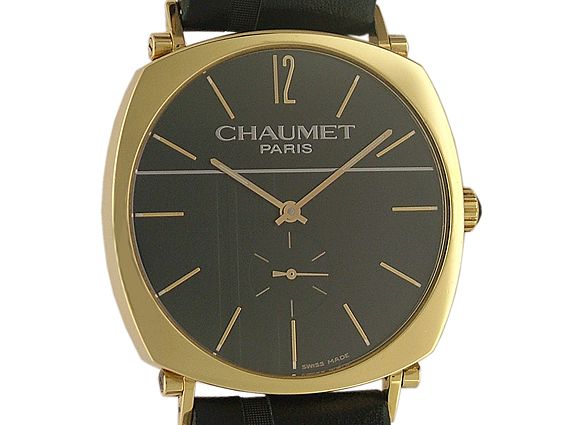 Chaumet Dandy Gelbgold Handaufzug 38x38mm
