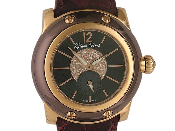 Glam Rock Miami Q IP Roségold Diamond 46mm UVP 1450.- N E U