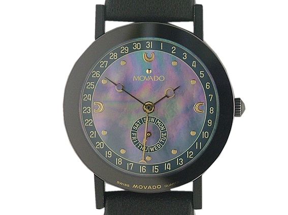 Movado Old Timer Day Date Perlmutt 30mm N E U