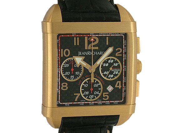 JeanRichard Chronograph Paramount Square MV Augusta Limitiert Roségold 52x38mm UVP 18200.- NEU
