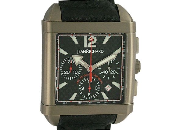 JeanRichard Chronograph Paramount Square MV Augusta Limitiert Titan 52x38mm UVP 7950.- NEU