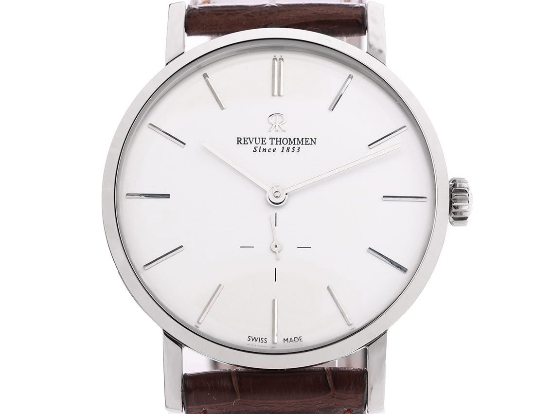 Revue Thommen Classical 14 Round Stahl Handaufzug Manufakturkaliber 38mm Ref.17090.3532 Neu mit Zertifikat über 3.000,-€