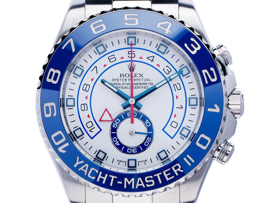 Rolex Yacht-Master II Ref.116680 2014 LC 100 Full Set wie Neu Vintage