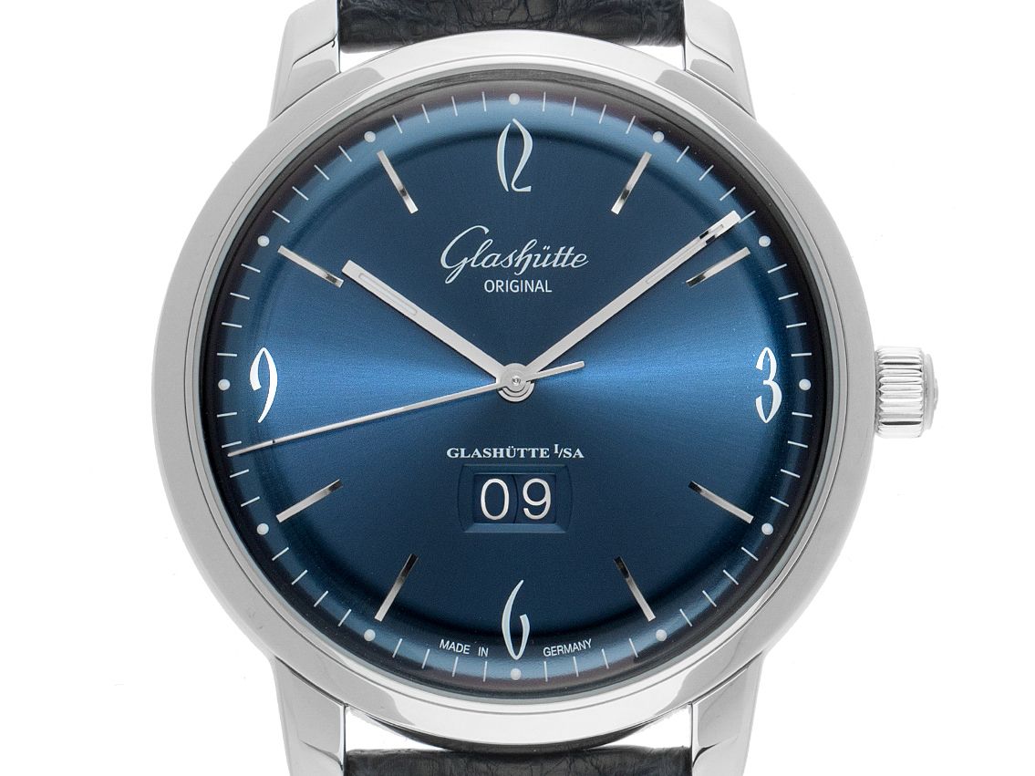 Glashütte Original Sixties Panoramadatum Ref.2-39-47-06-02-04 2023 Full Set Ungetragen