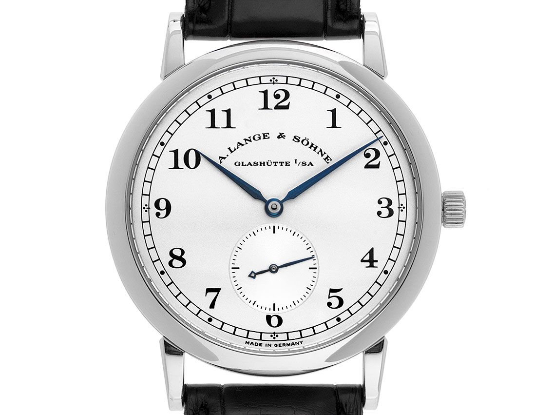 A. Lange & Söhne 1815 kleine Sekunde 950 Platin Handaufzug Armband Leder 36mm Ref.206.026 Vintage Bj.2001 Box&Pap. Full Set wie Neu mit Zertifikat über 18.500,-€