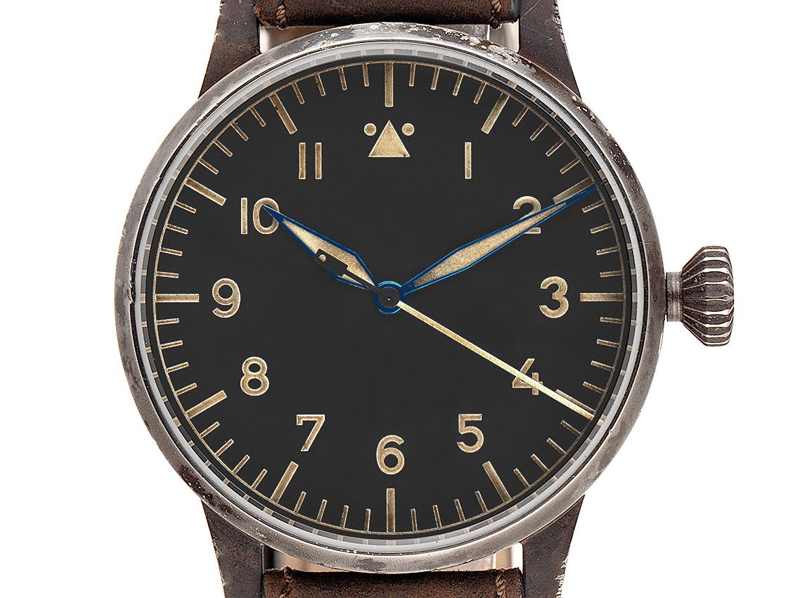 Laco Fliegeruhr Münster Erbstück Ref.861931 Full Set Neu 