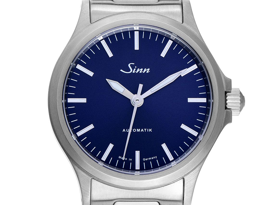 Sinn 556 I B Stahl Automatik Armband Stahl 39mm Box&Pap. Full Set Ungetragen mit Zertifikat über 1.540