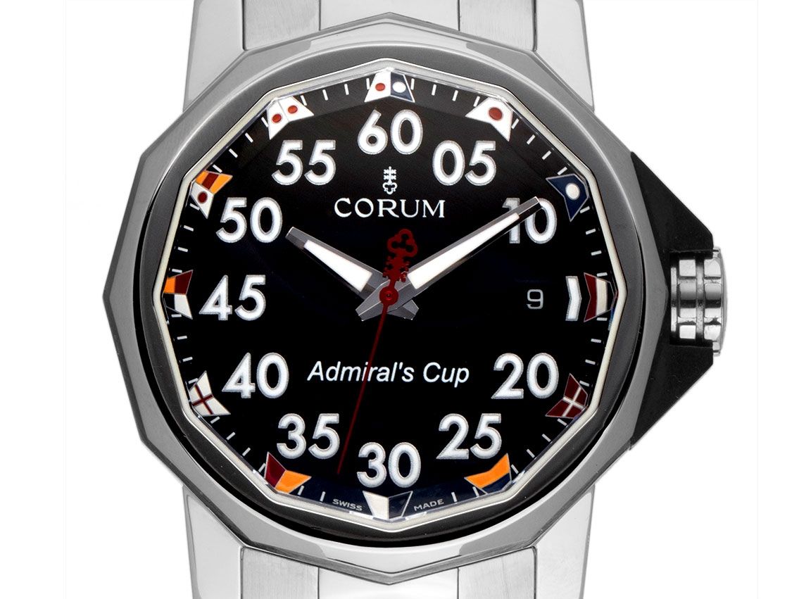 Corum Admiral's Cup Stahl Automatik Armband Stahl 40mm Vintage Bj.2013 orig.Box