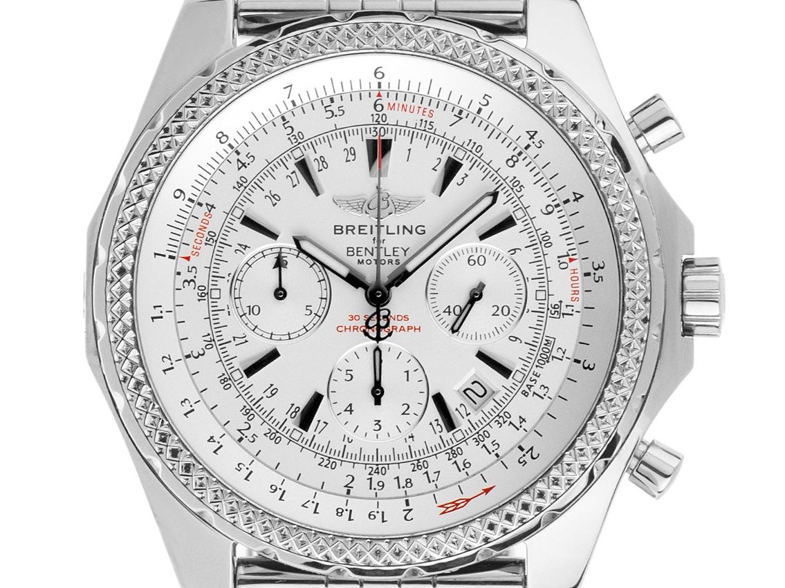 Breitling for Bentley Motors Special Edition Chronograph Stahl Automatik Armband Stahl 49mm Vintage Bj.2006 Box&Pap. Full Set wie Neu