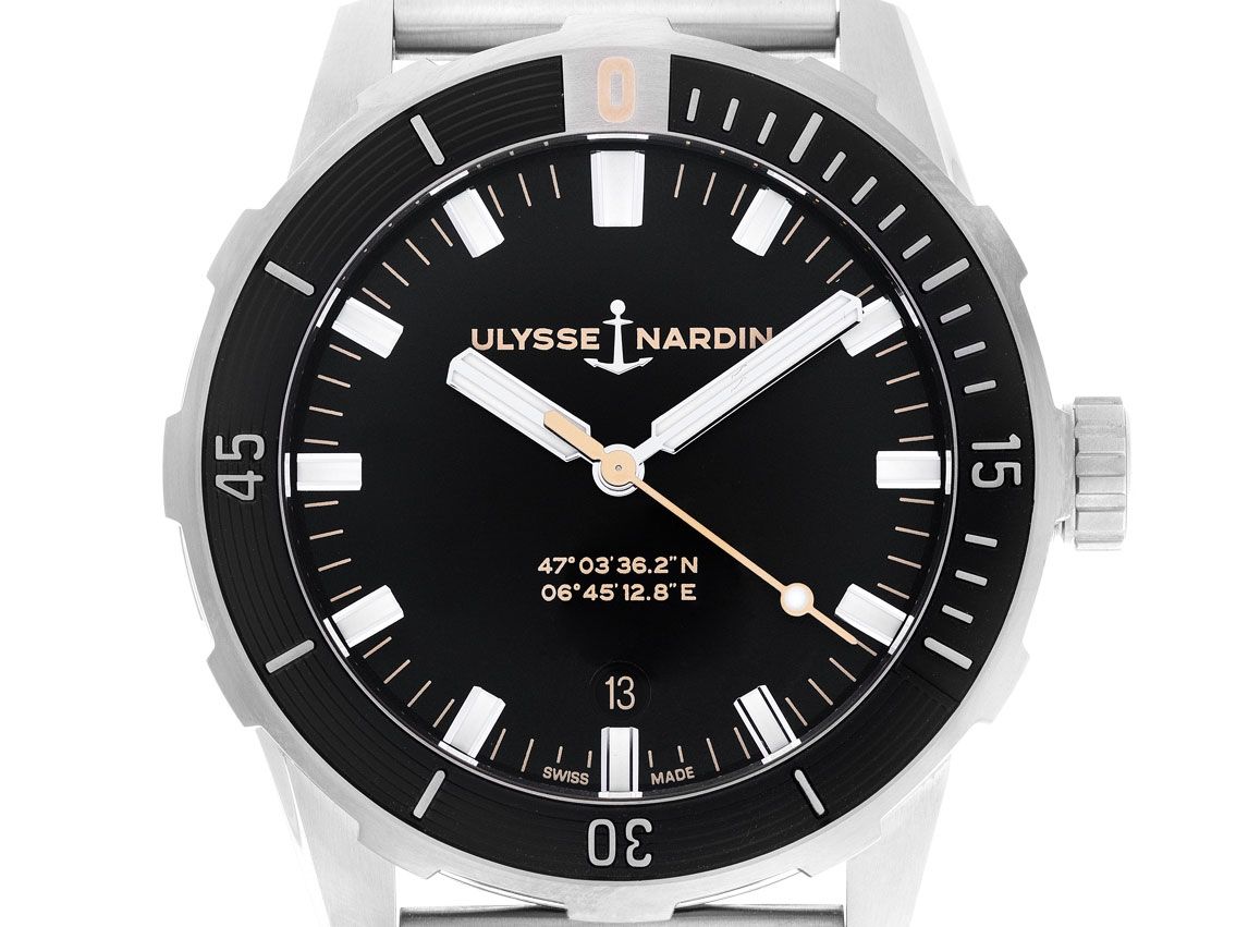 Ulysse Nardin Diver Stahl Automatik Armband Stahl 42mm Bj.2022 Box&Pap. Full Set Ungetragen