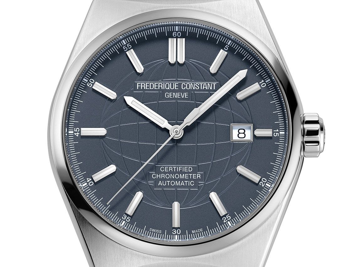 Frederique Constant Highlife Automatic COSC Stahl Automatik Chronometer Armband Stahl 41mm Ref.FC-303BL4NH6B Box&Pap. Full Set Neu