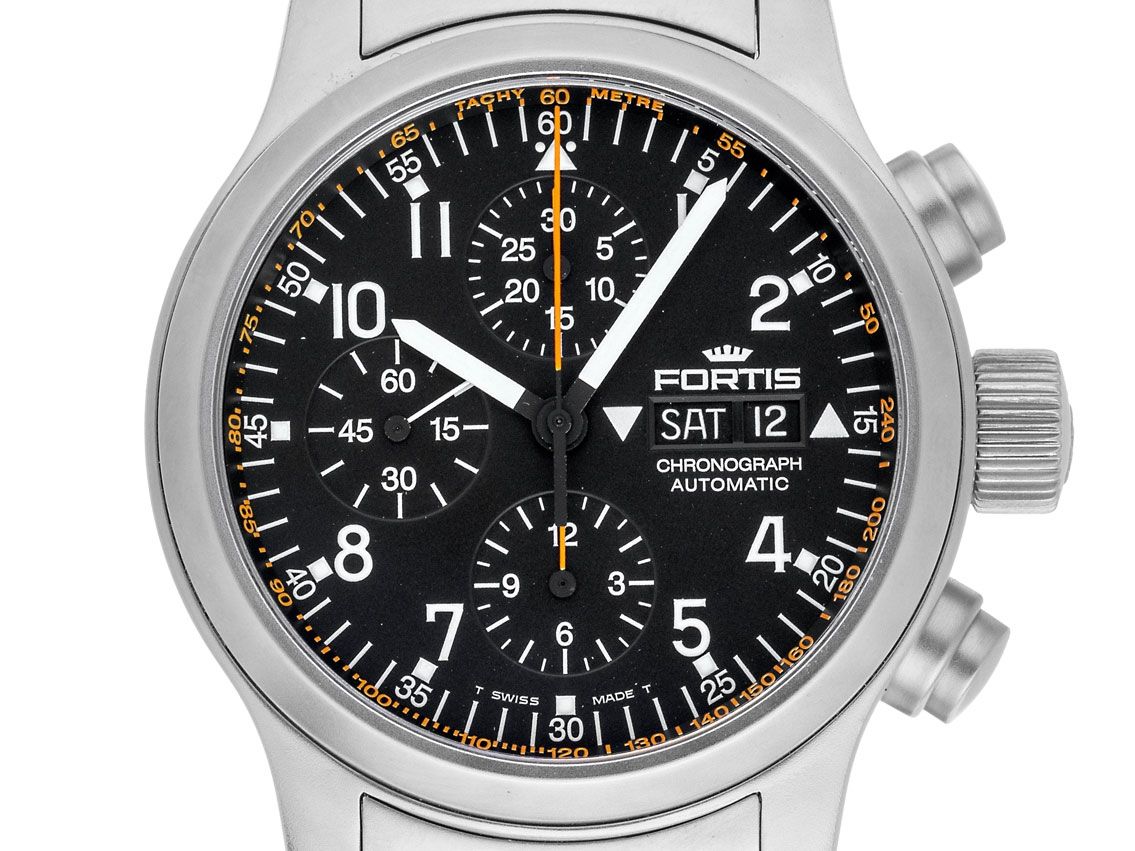 Fortis B-42 Flieger Chronograph Ref.635.22.11M 2006 wie Neu Vintage 