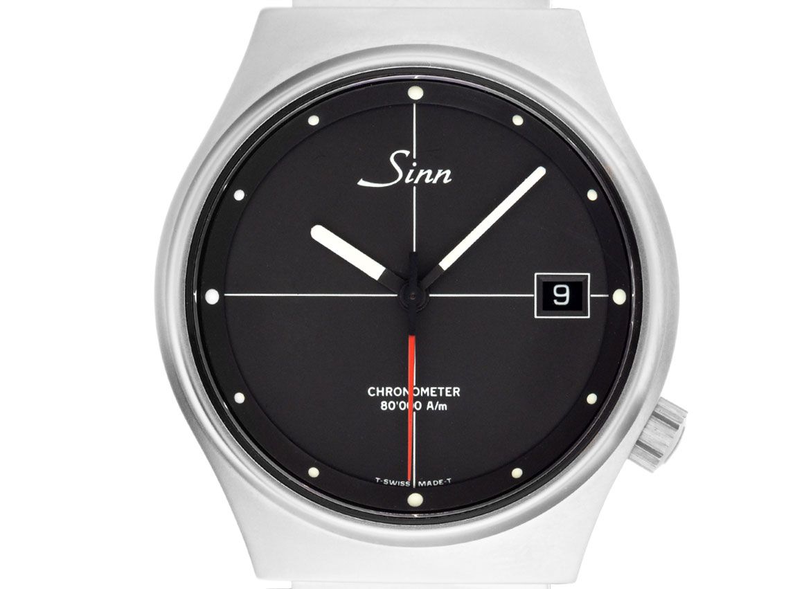 Sinn Chronometer Modell 244 Ti F Titan Automatik Armband Titan 36mm Ref.244.011TiF Bj.2023 Box&Pap Full Set Ungetragen Zertifikatswert € 3.500,-