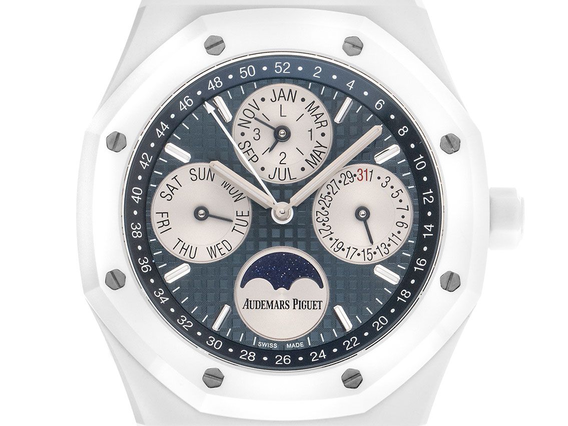 Audemars Piguet Royal Oak Perpetual Calendar Keramik Automatik Armband Keramik Limitiert 41mm Ref.26579CB.OO.122CB.0 Bj.2021 Box&Pap. Full Set Ungetragen