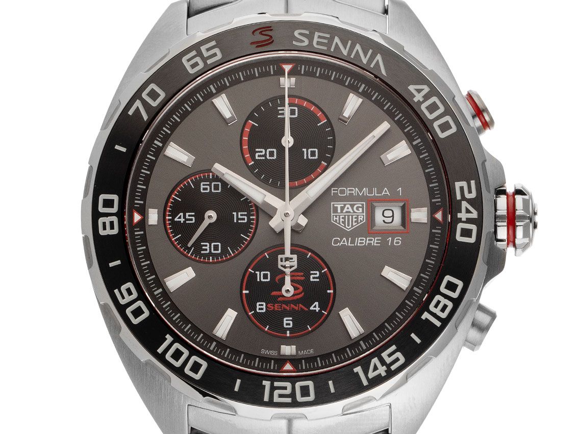 Tag Heuer Formula 1 X Senna Ref.CAZ201D.BA0633 2023 Full Set Ungetragen 