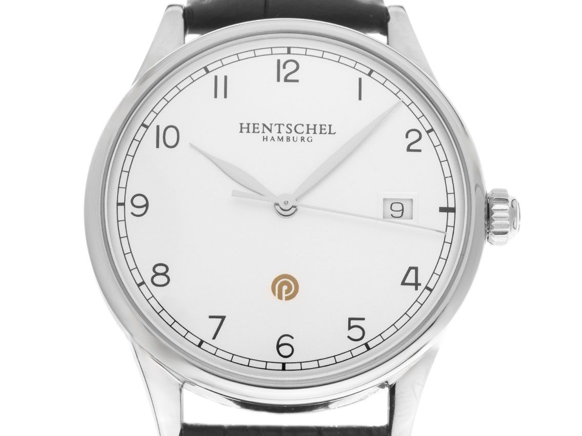 Hentschel Jubiläumsuhr Stahl Automatik Armband Leder Limitiert 37mm Box&Pap. Bj. 2023 Full Set Ungetragen