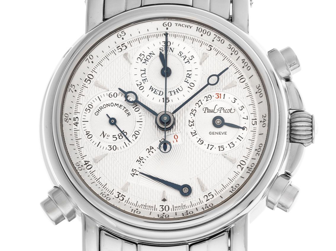 Paul Picot Technicum Schleppzeiger Ref.8888-4101 1996 Full Set wie Neu Vintage