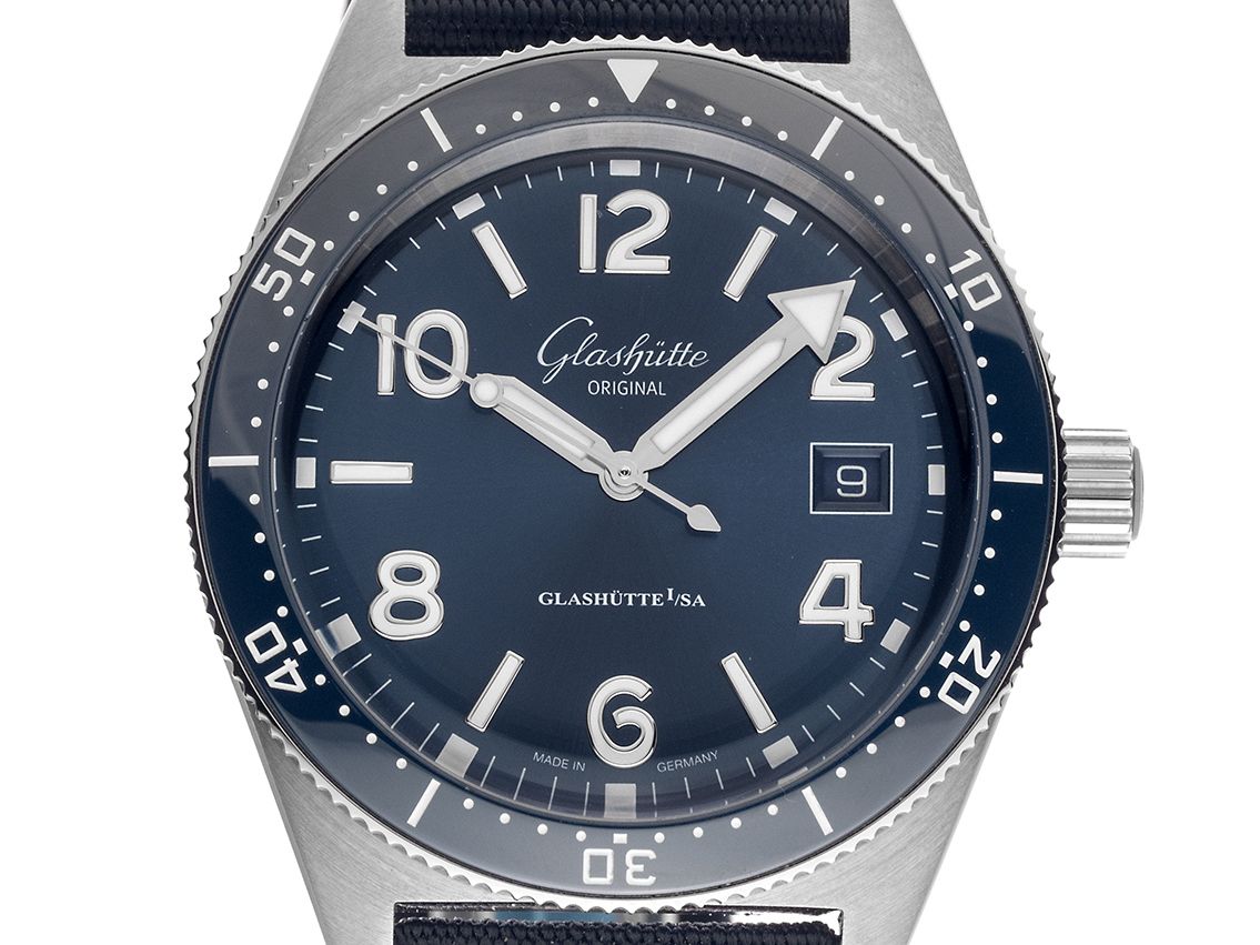 Glashütte Original SeaQ Date Ref.1-39-11-09-81-34 2024 Full Set Ungetragen