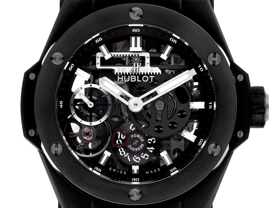Hublot Big Bang Meca-10 Black Magic Ref.414.C1.1123.RX 2022 Full Set wie Neu
