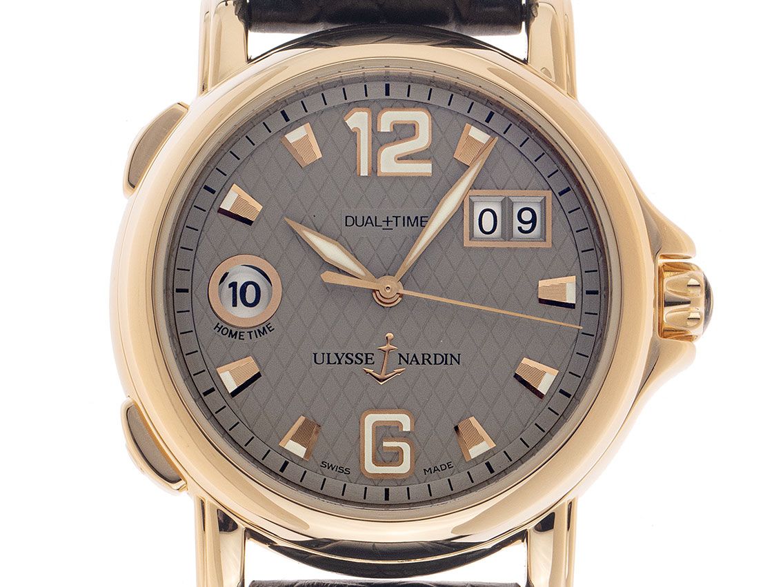 Ulysse Nardin Dual Time GMT Big Date Ref.226-87-61 2007 Full Set wie Neu Vintage