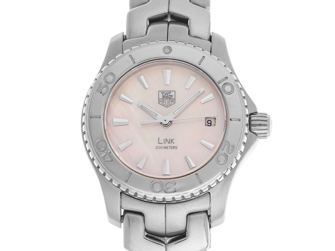 Tag Heuer Link Lady Perlmutt Ref.WJ1315BA0753 2005 Full Set wie Neu Vintage