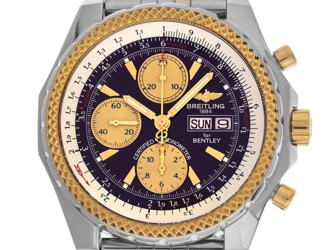 Breitling for Bentley GT Chronograph Special Edition Ref.D13362 2005 original Box wie Neu Vintage
