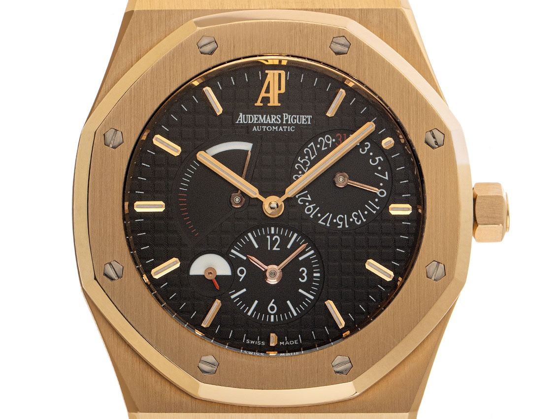 Audemars Piguet Royal Oak Dual Time Ref.26120OR.OO.D002CR.01 2006 Full Set wie Neu Vintage