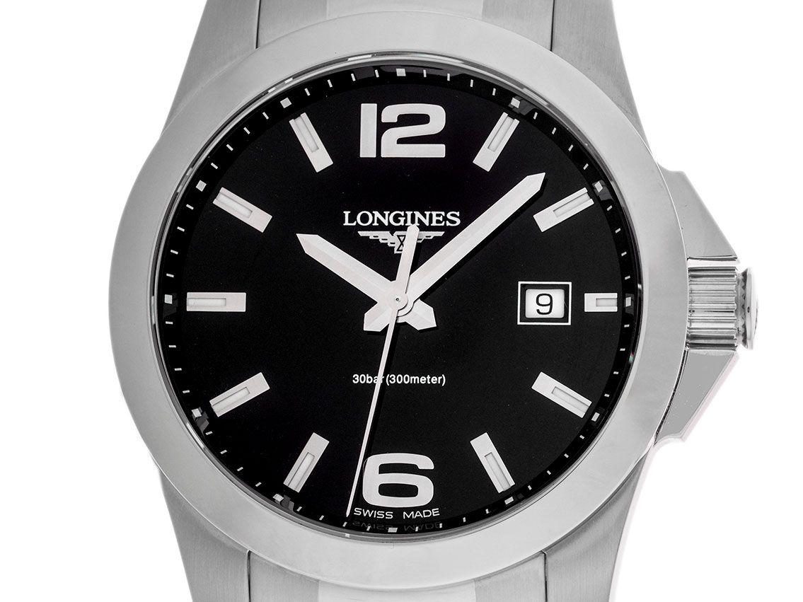 Longines Conquest Ref.L3.659.4.56.6 2013 Full Set sehr gut Vintage