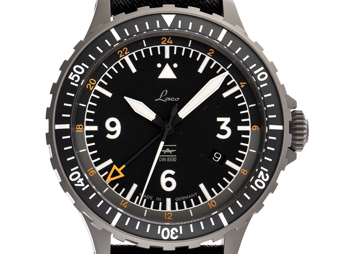 Laco Hamburg GMT DIN 8330 Ref.862165 Full Set Neu