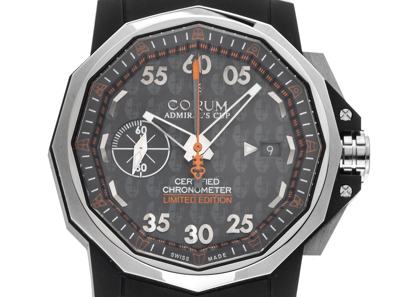 Corum Admirals Cup Seafender Didier Cuche Ref.01.0109 2012 Box&Beschreibung Wie neu Vintage