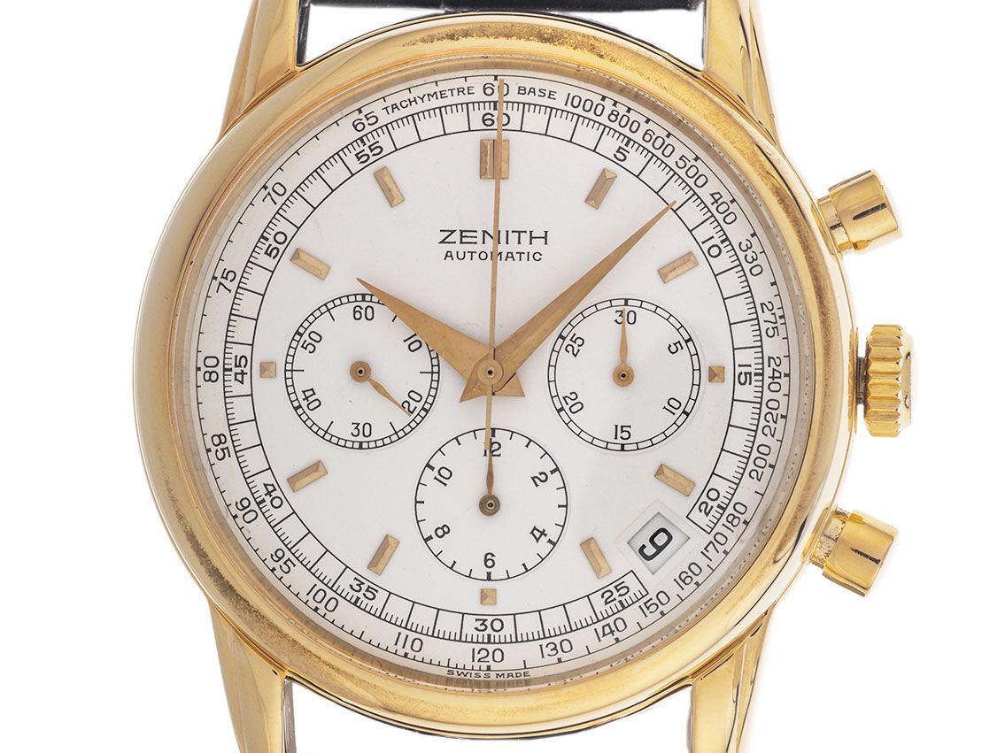 Zenith El Primero Chronograph Ref.20.0180.400 1988 original Box sehr Gut Vintage