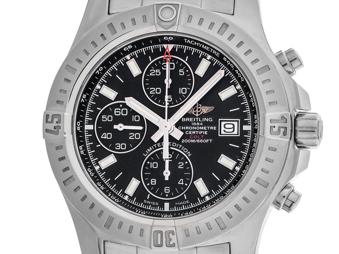 Breitling Colt Chronograph Ref.A133884Y/BE68 2017 Full Set sehr gut Vintage