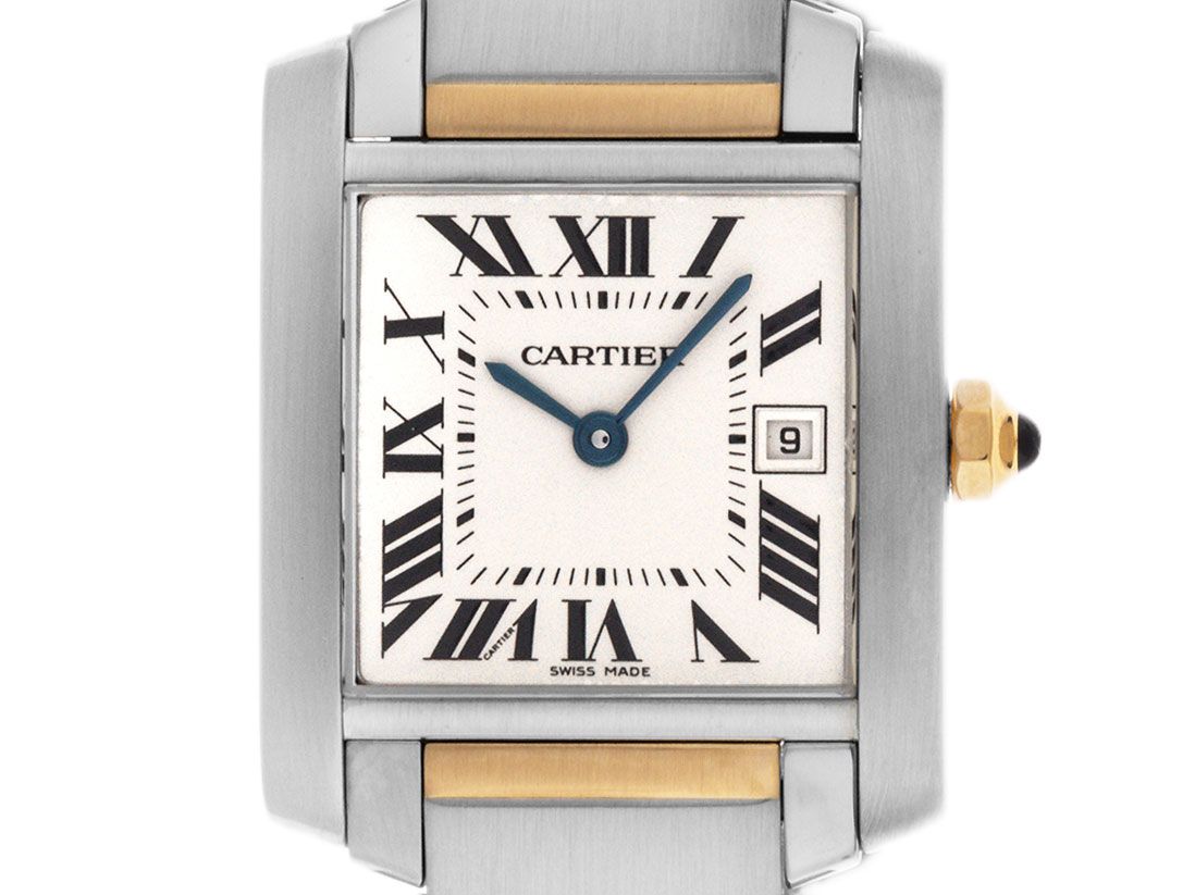 Cartier Tank Francaise Ref.2465 2000 original Box wie Neu Vintage