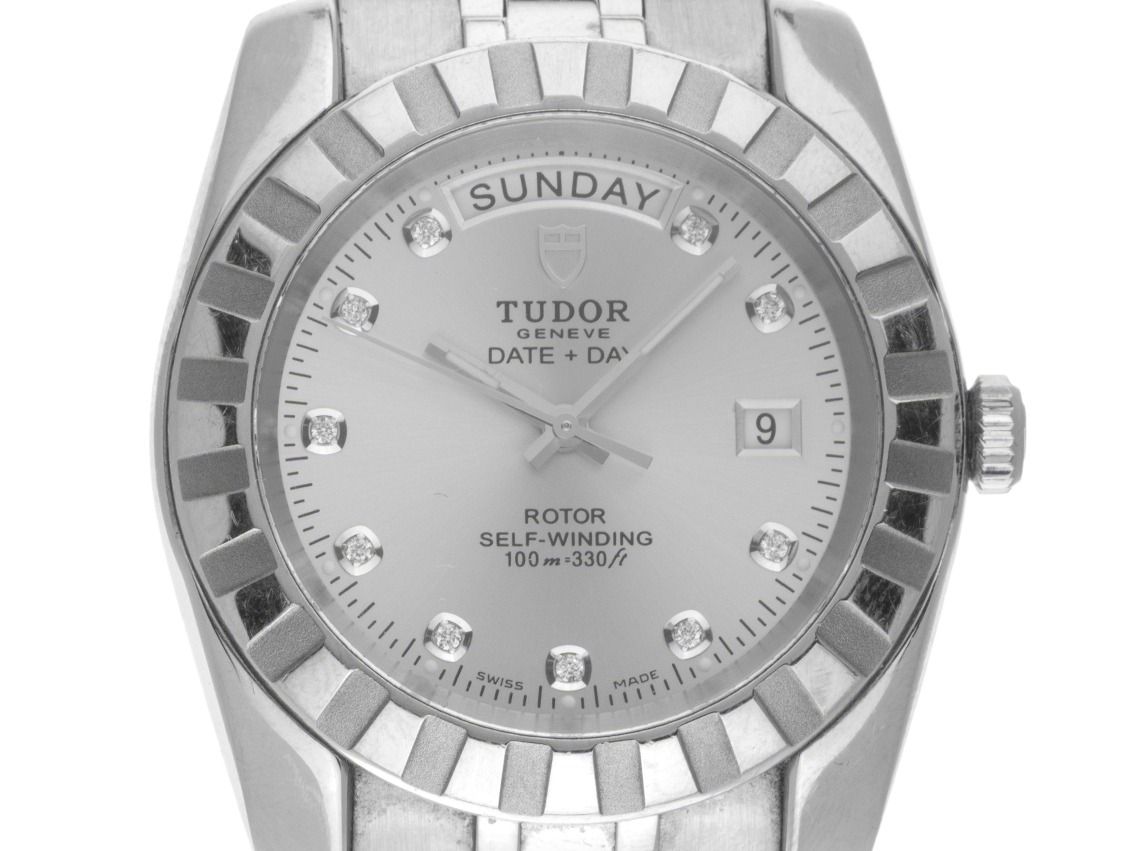 Tudor Classic Day-Date Diamanten Ref.M23010 2020 Full Set wie Neu Vintage