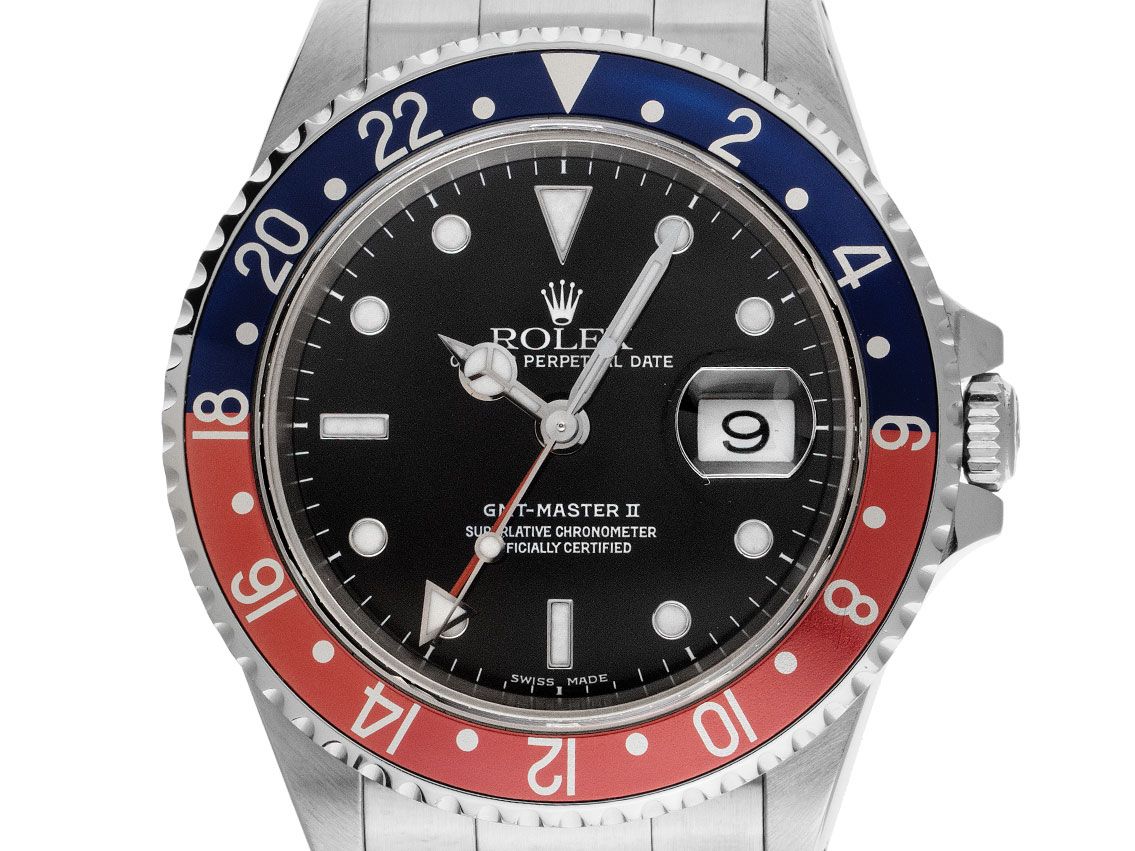 Rolex GMT Master II Pepsi Ref.16710 2000 Box&Beschreibung sehr gut Vintage