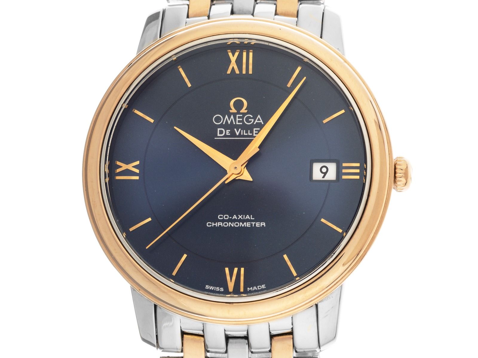Omega De Ville Prestige Ref.424.20.37.20.03.002 2019 Full Set wie Neu Vintage