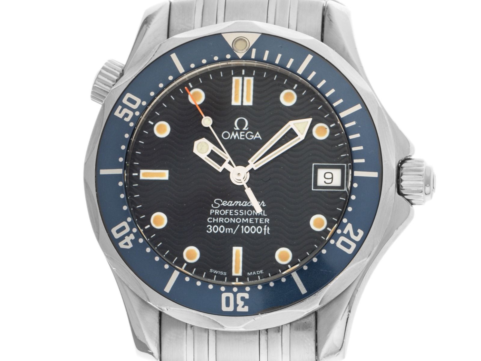 Omega Seamaster Diver 300m Ref.2551.80.00 1995 Full Set sehr gut Vintage