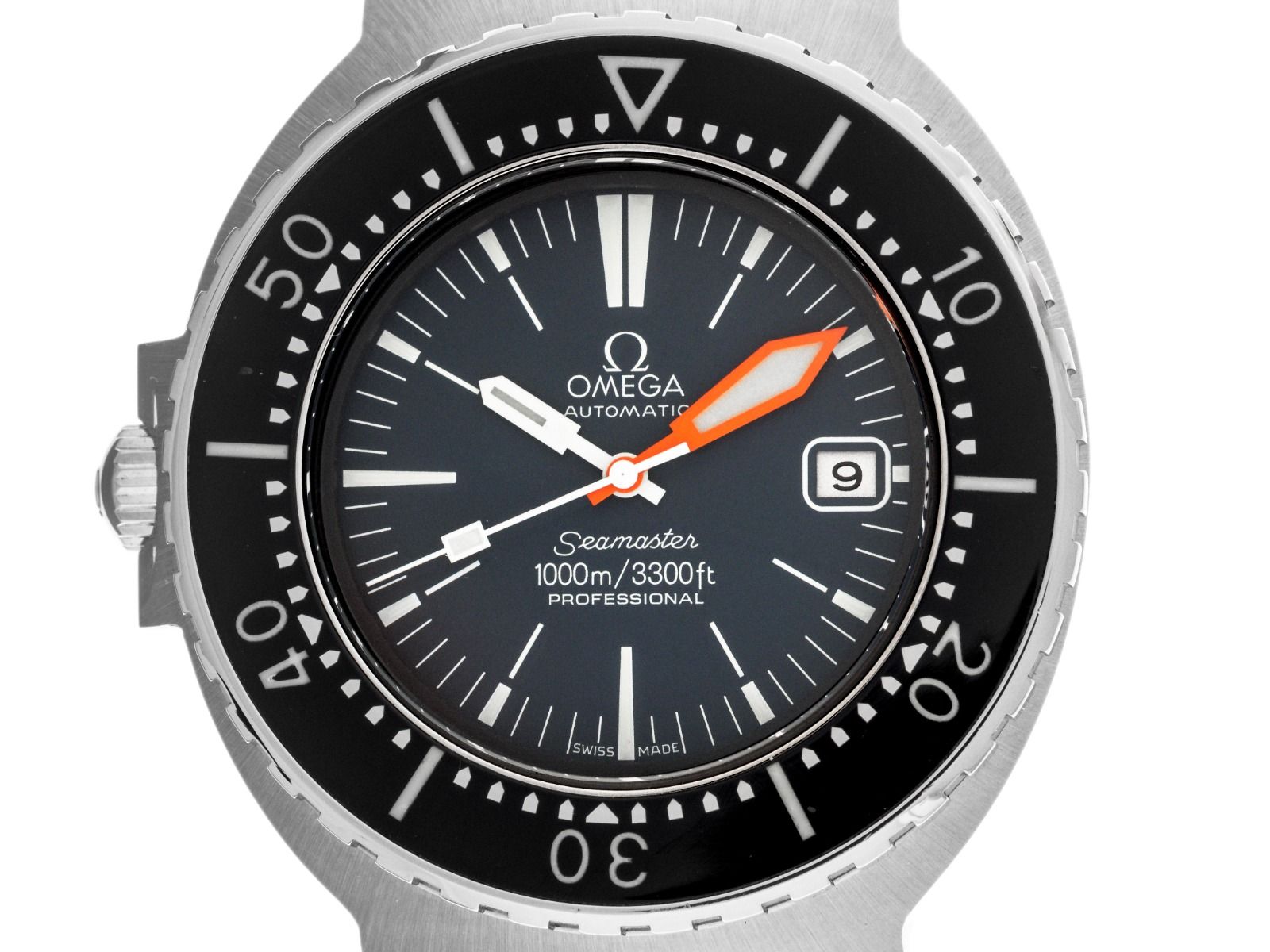 Omega Seamaster Ploprof 1000 Ref.166.093 1971 original Box original Vintage Unpoliert