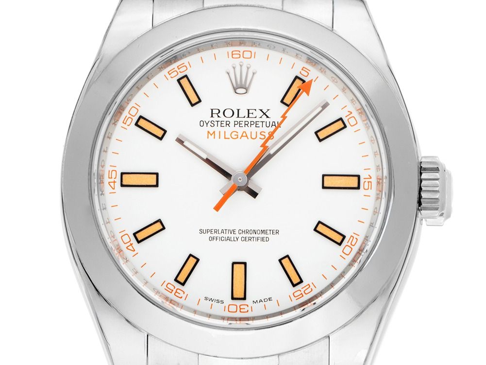 Rolex Oyster Perpetual Milgauss Ref.116400 2007 LC 100 Full Set sehr gut Vintage